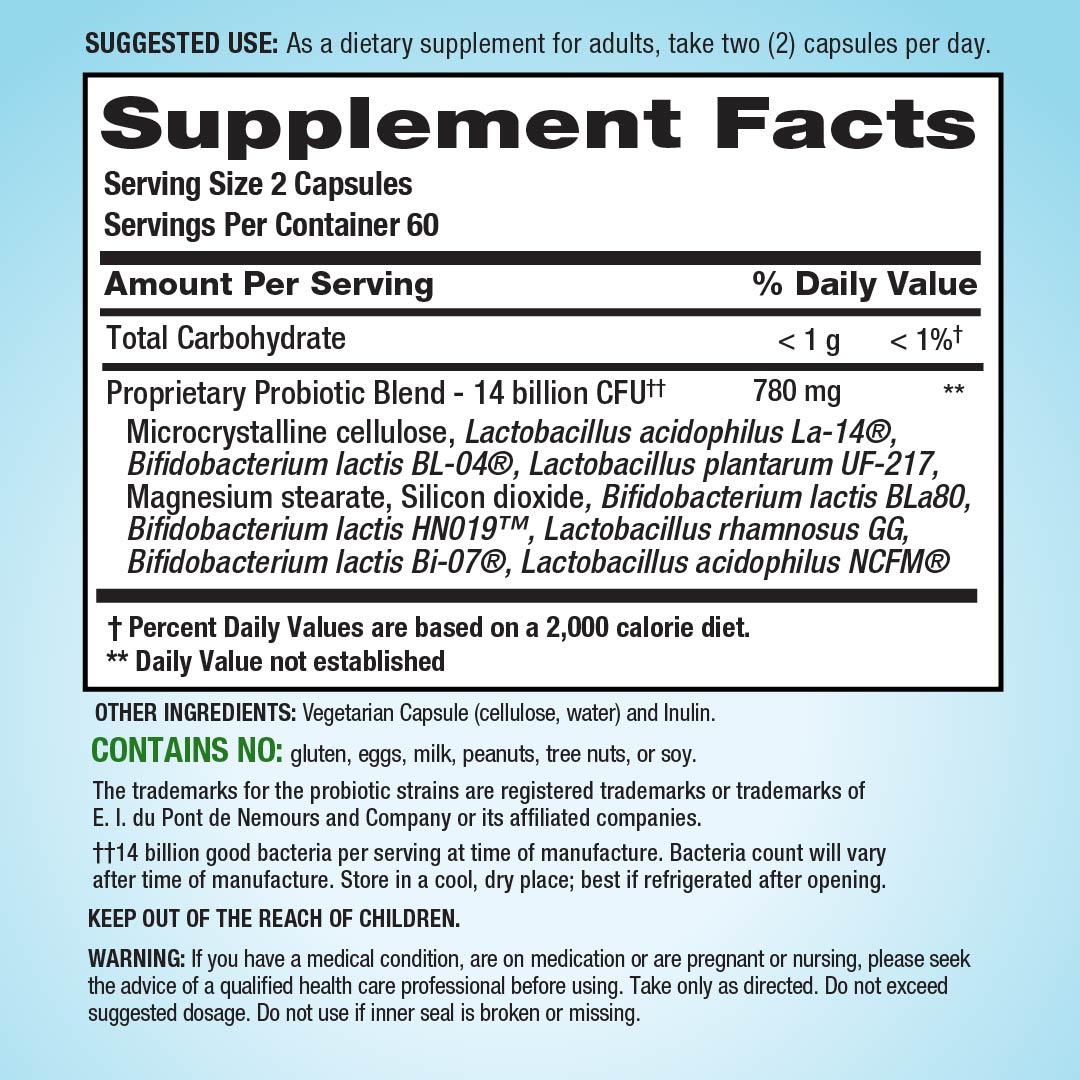 PB8™ Vegetarian Probiotic Supplement, 120 Vegetarian Capsules