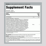 Supplement Facts panel for PB8 Immune Probiotic, 60 Capsules.