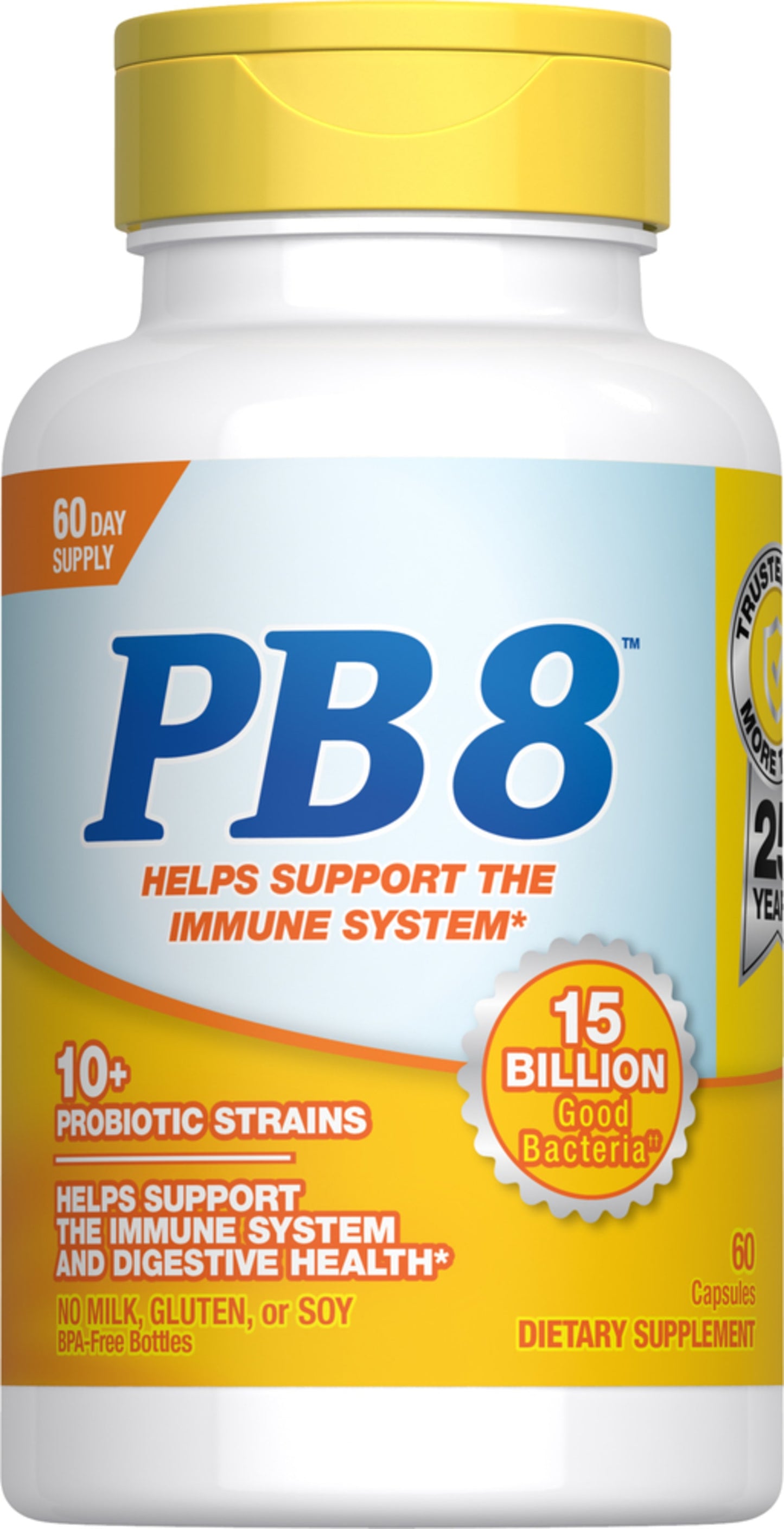 PB8™ Helps Support The Immune System* Probiotic Supplement, 60 Capsules