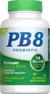 PB8™ Vegetarian Probiotic Supplement, 120 Vegetarian Capsules