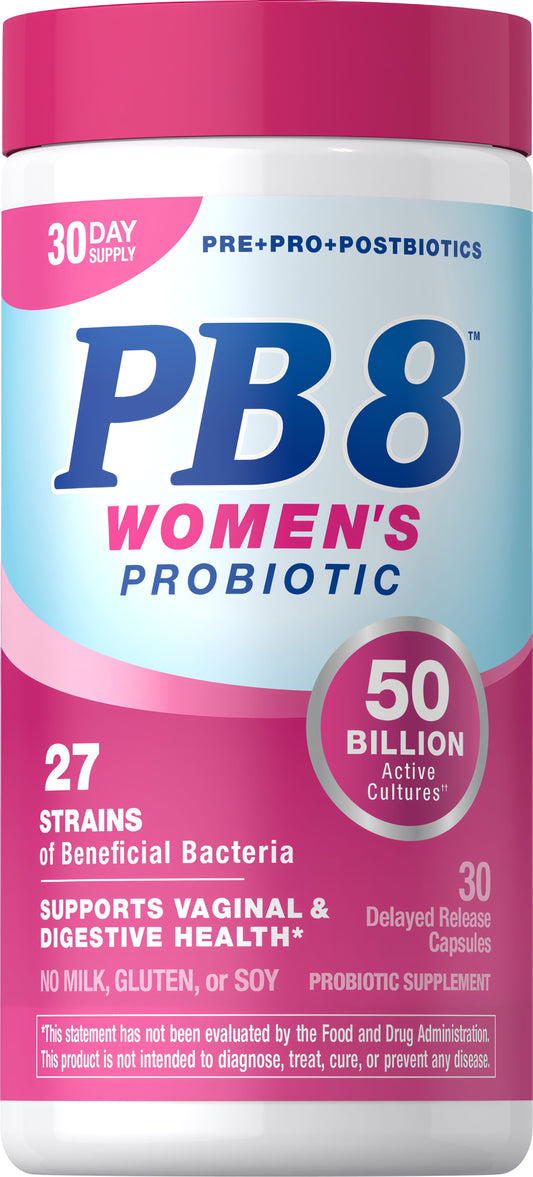 PB8™ Women’s Probiotic Supplement 50 Billion, 30 Capsules