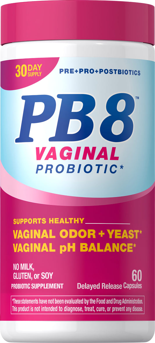 PB8™ Women’s Vaginal Probiotic Supplement 6 Billion, 60 Capsules