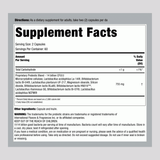 Supplement Facts panel for PB8 14 Billion CFU Probiotic, 120 Capsules.